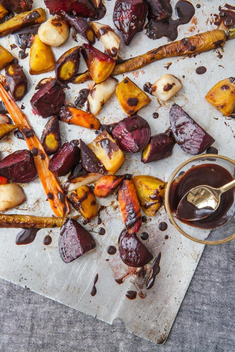 Paleo Recipe - Paleo Roasted Vegetables with Beetroot, Carrots and Onions