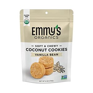 Emmy's Organics Coconut Cookies - Paleo-Friendly Vanilla Bean Treats